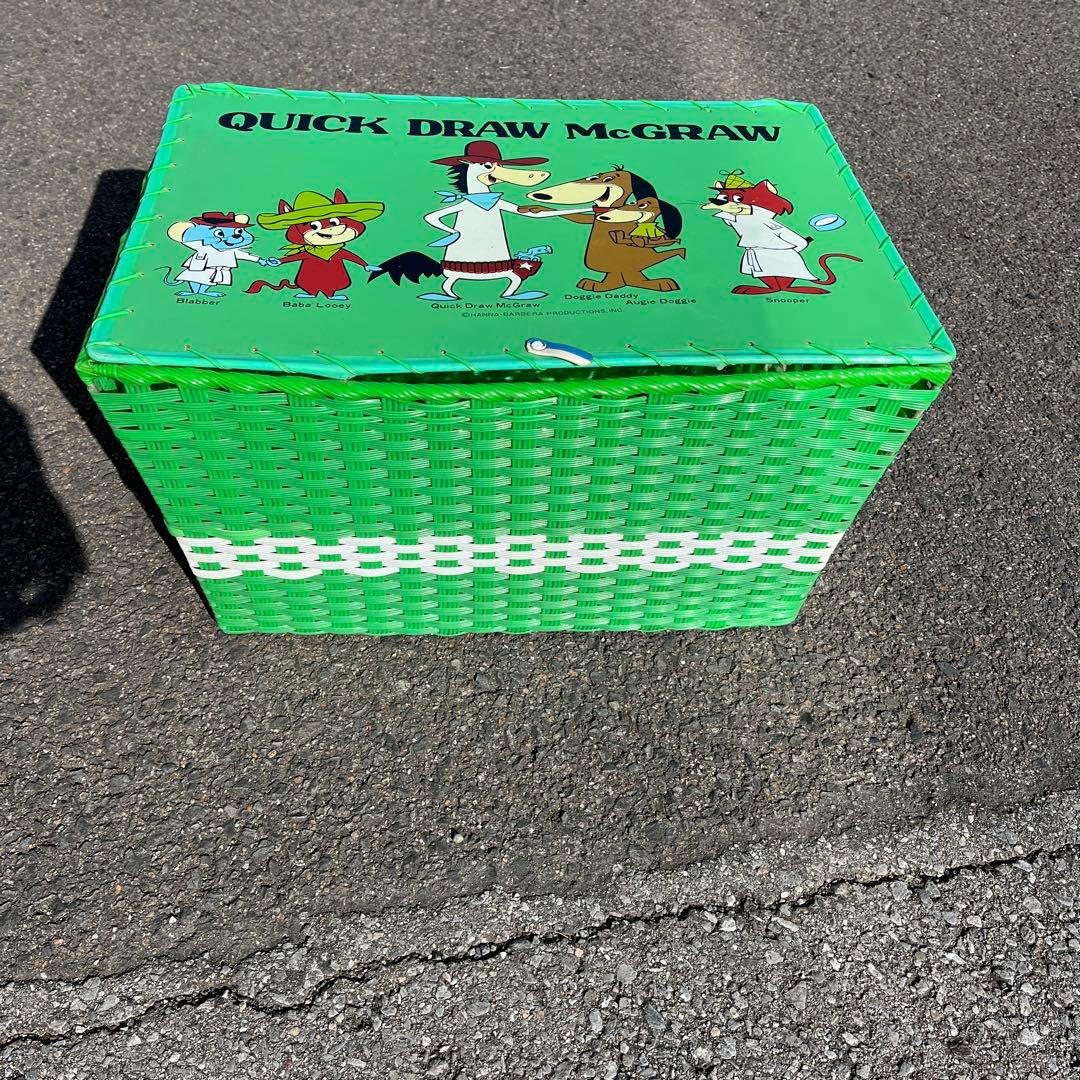 ハンナバーベラ ヨギベア カゴ バスケット 入れ物 希少 アメトイ 早射ちマック