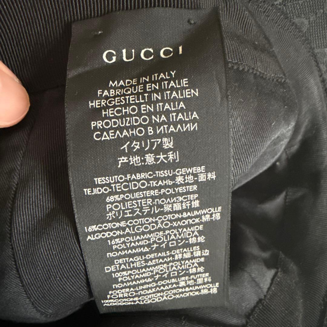 GUCCI キャップsサイズ
