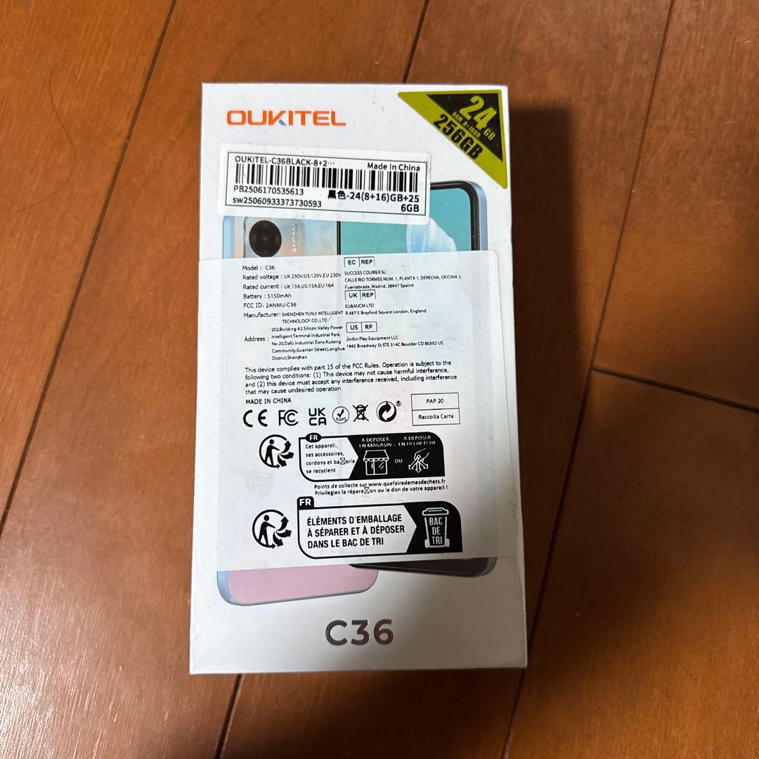 OUKITEL C36 256GB/24GB 本体