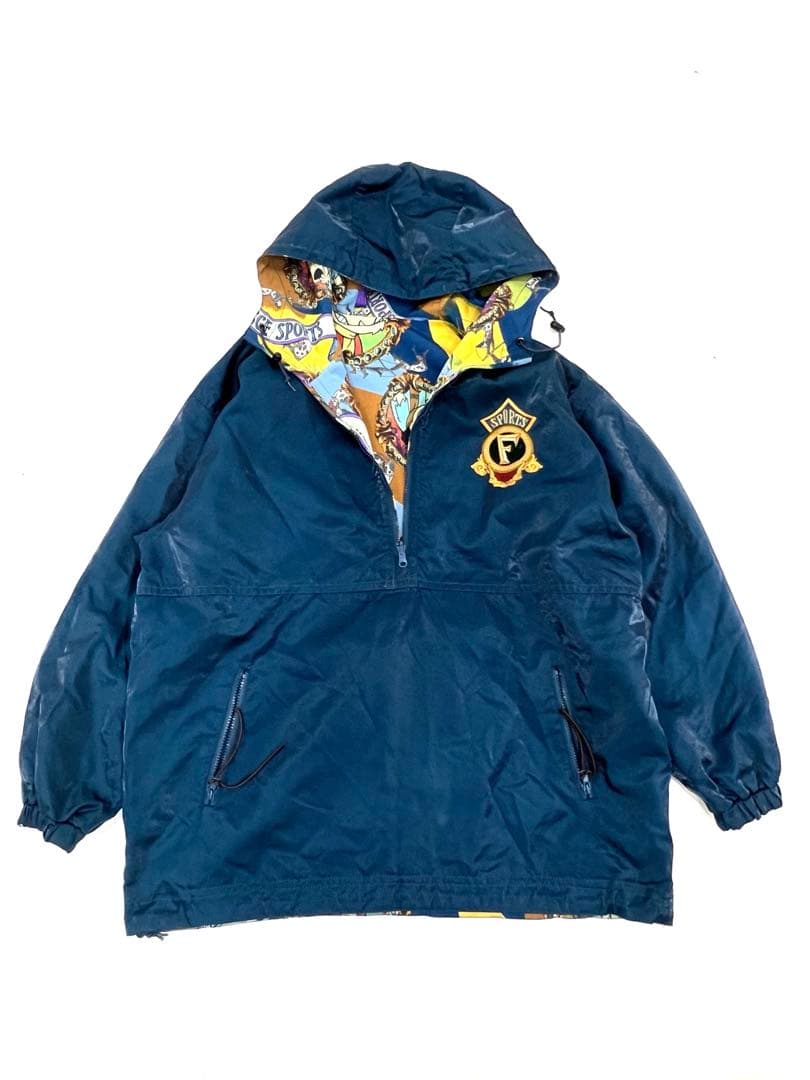 90s Ficce sportsケンケン アノラックパーカー ブルゾン