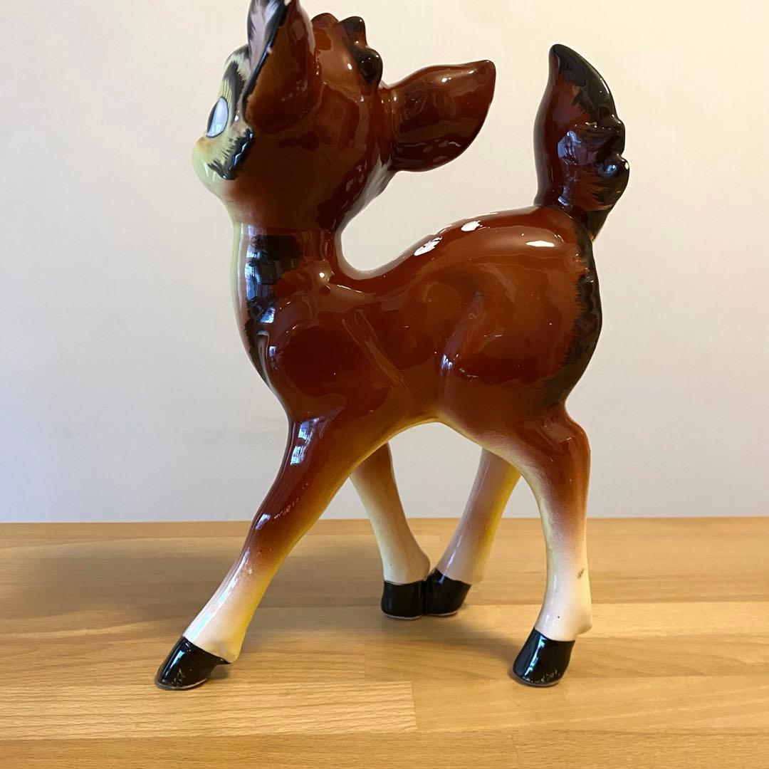 ★即日発送 アンティーク バンビ 陶器 置物 ヴィンテージ