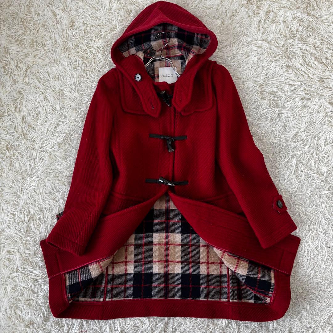 MACKINTOSH PHILOSOPHY✨ダッフルコート　裏地チェック　トグル