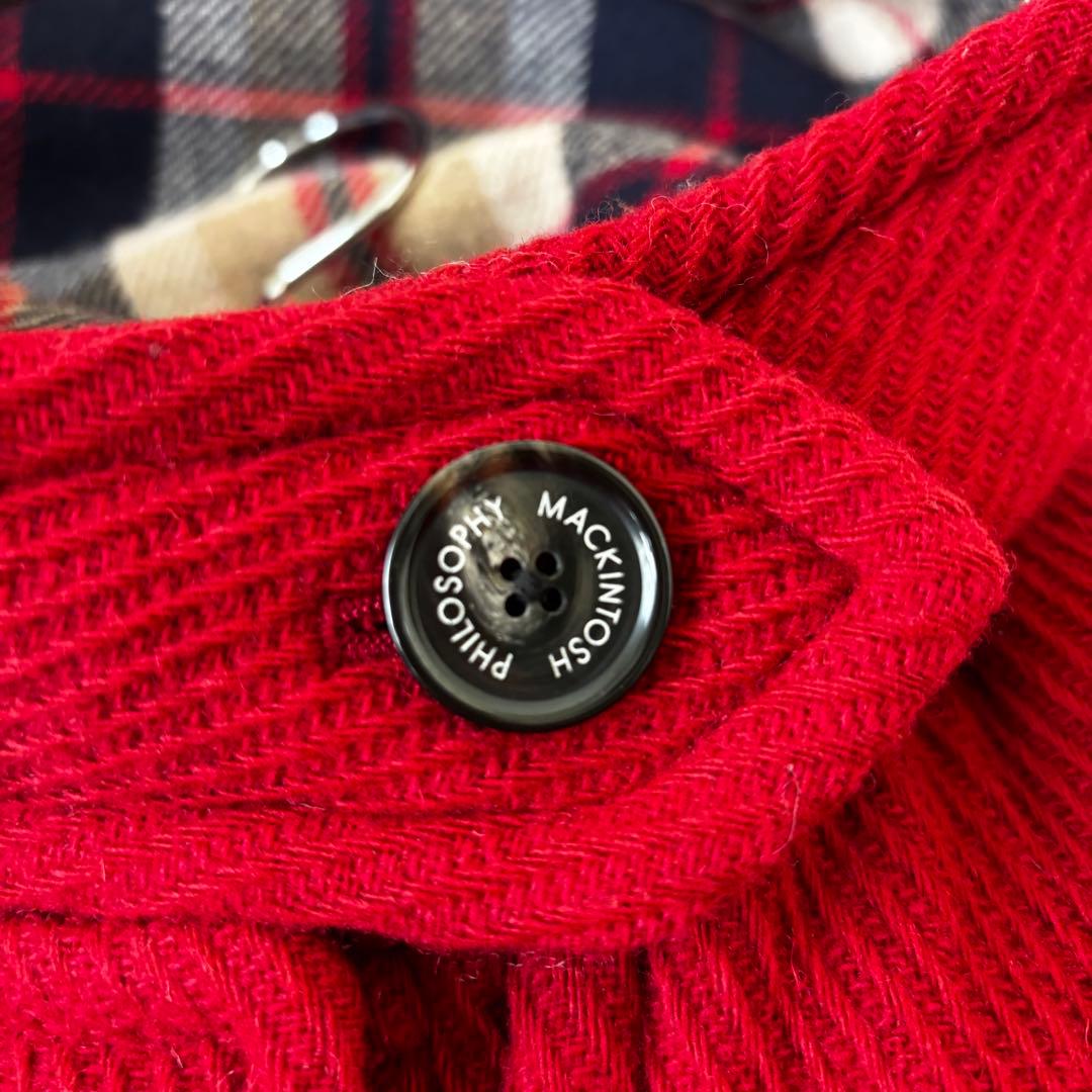 MACKINTOSH PHILOSOPHY✨ダッフルコート　裏地チェック　トグル