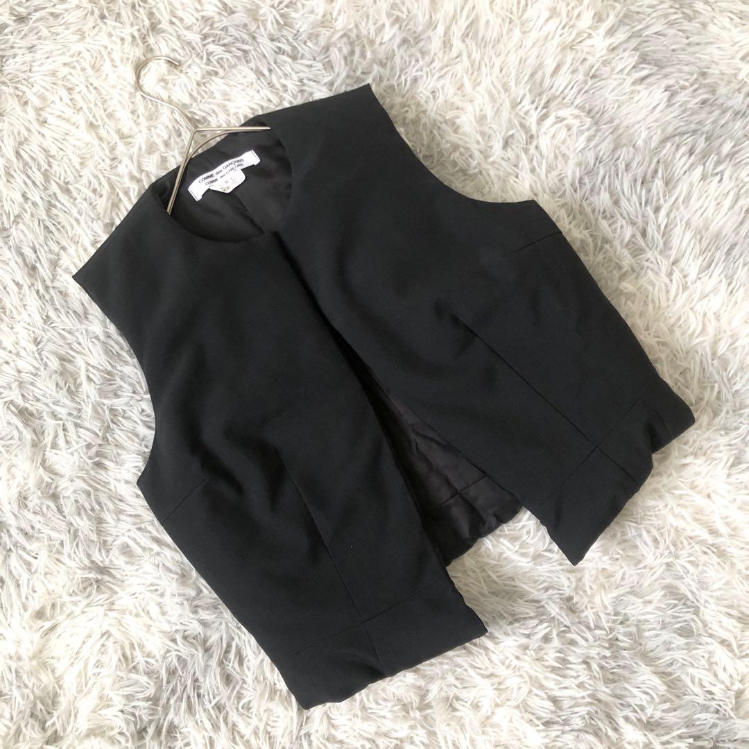 ウール100%✨コムデギャルソン【S】ダウンベスト ベスト アウター 上着