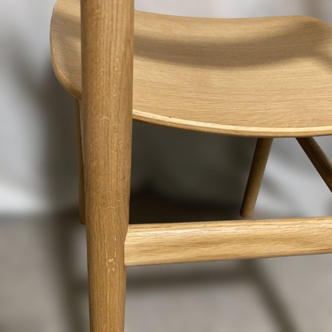 【無印良品】ラウンドチェア オーク材