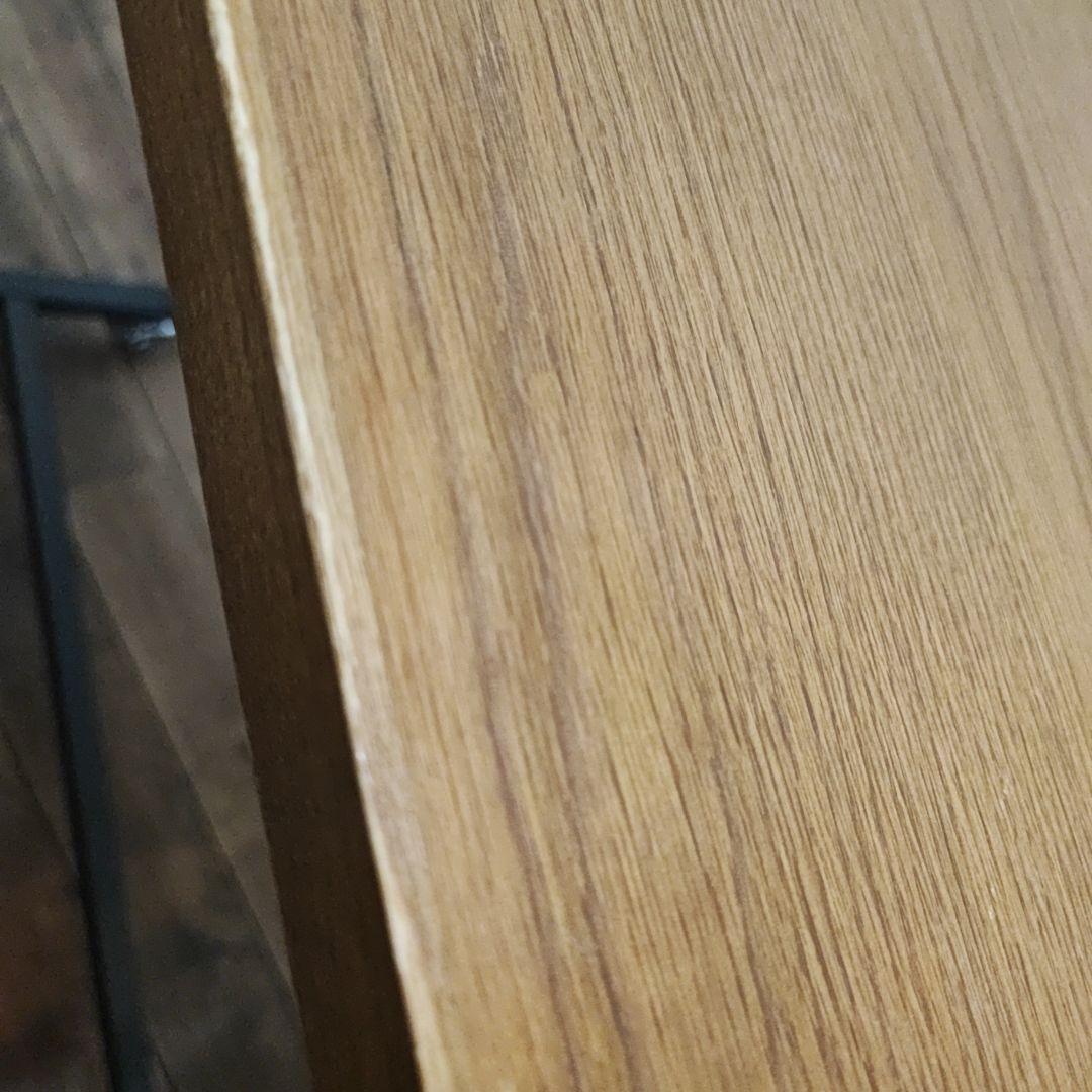 サイドテーブル 木製天板 金属脚