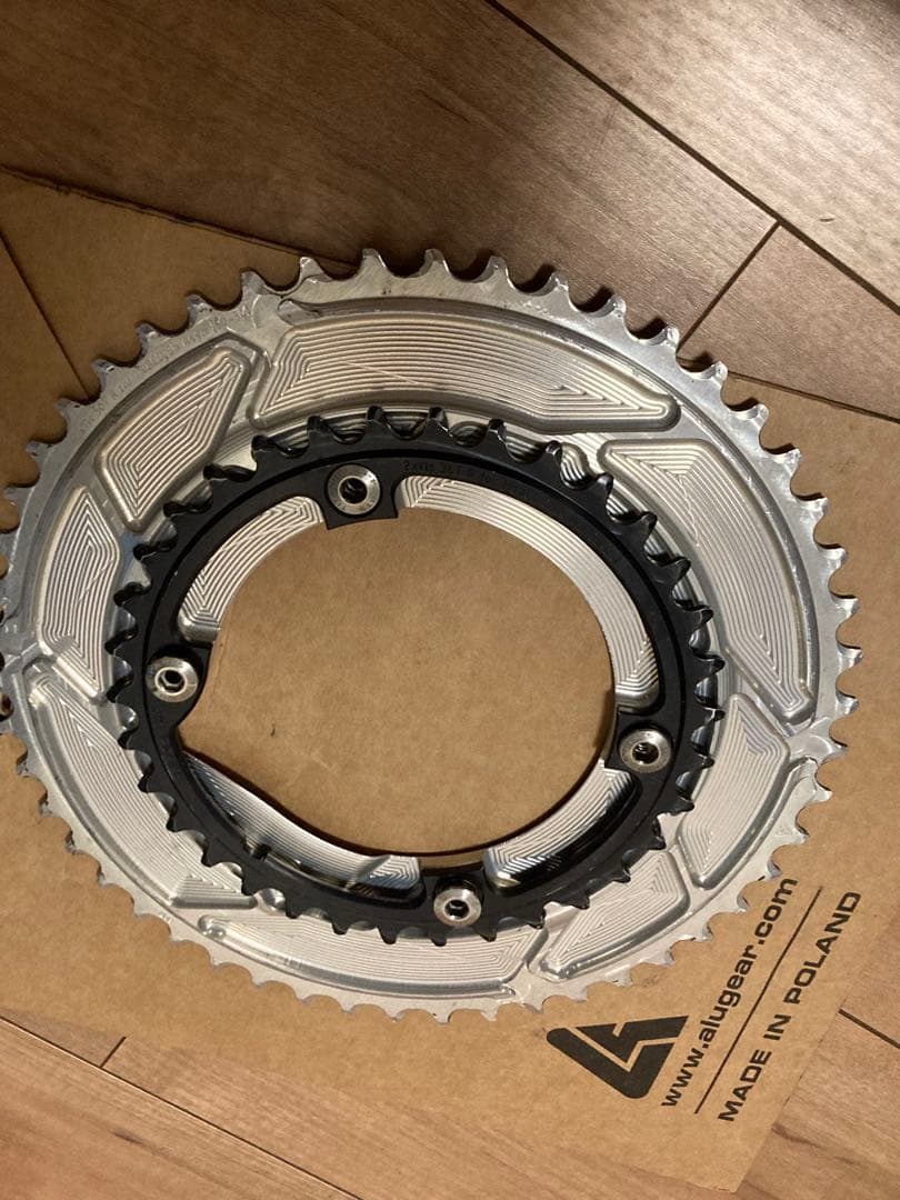 ALUGEAR アルギア50T-34Tチェーンリング Shimano互換 11s