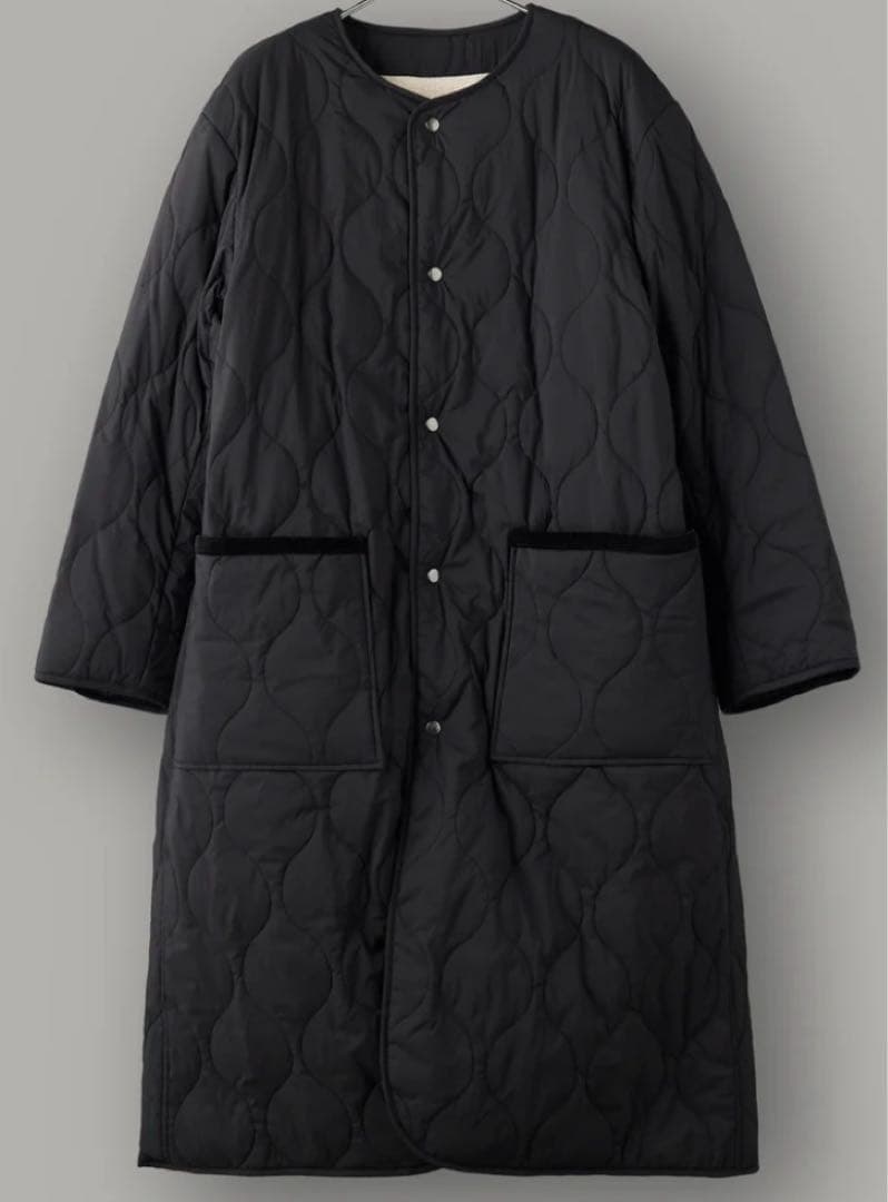 美品カポックノット KAPOK KNOT リバーシブルボアキルティングコートM