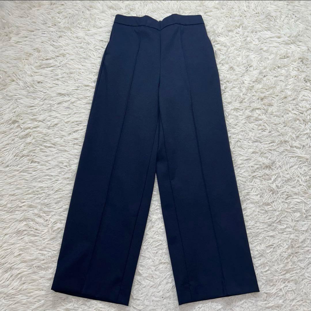 【未使用タグ付☆洗える♪】レディース パジャマスーツ セットアップ ネイビー M