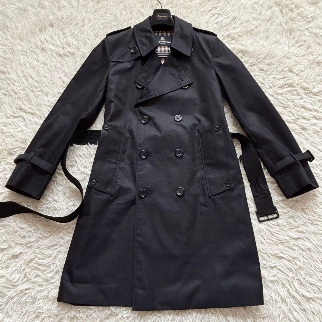 未使用級 Aquascutum Princegate トレンチコート メンズM