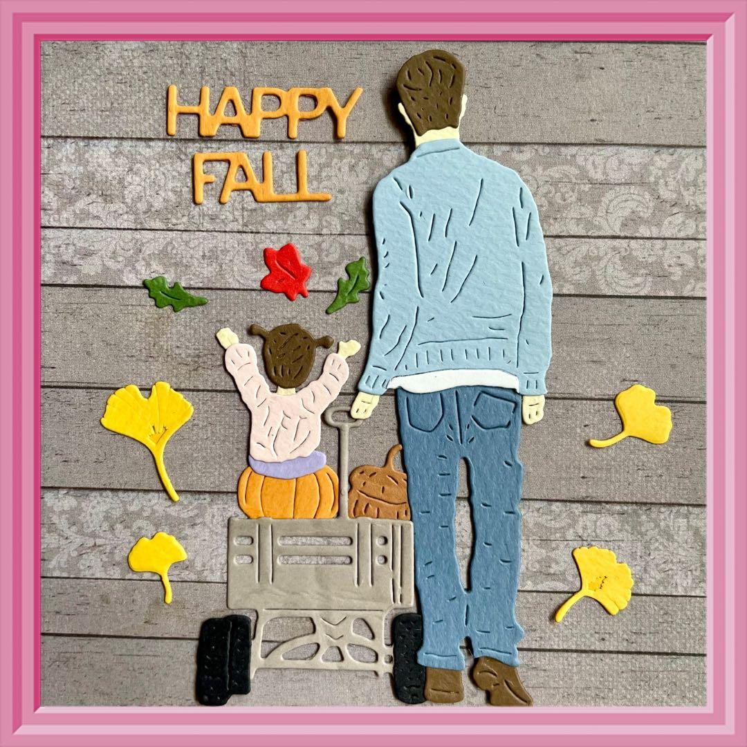 Au61: 秋（アルバムクラフト ペーパークラフト）