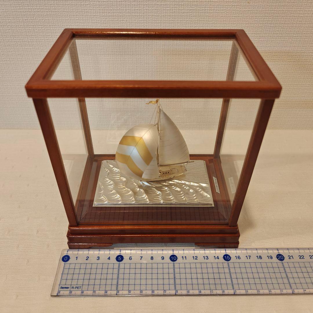 銀製　武比古　ヨット　置物　美品　SILVER 985 船