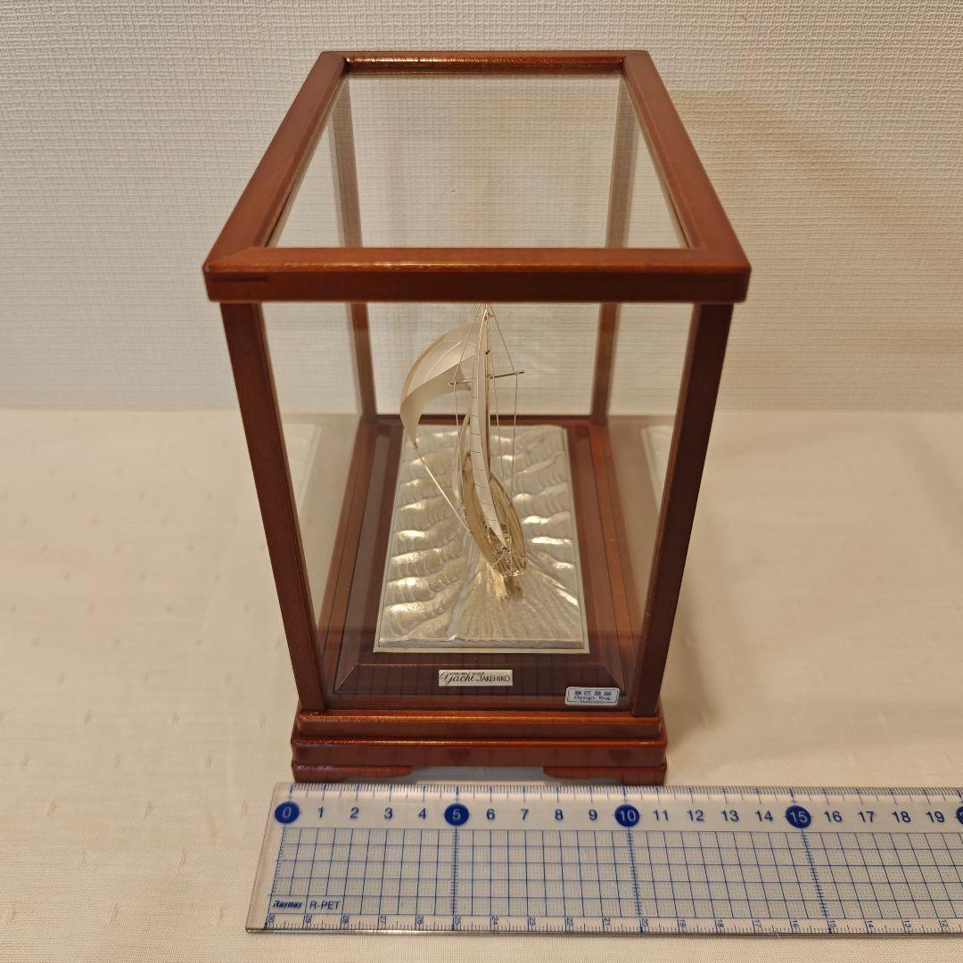 銀製　武比古　ヨット　置物　美品　SILVER 985 船