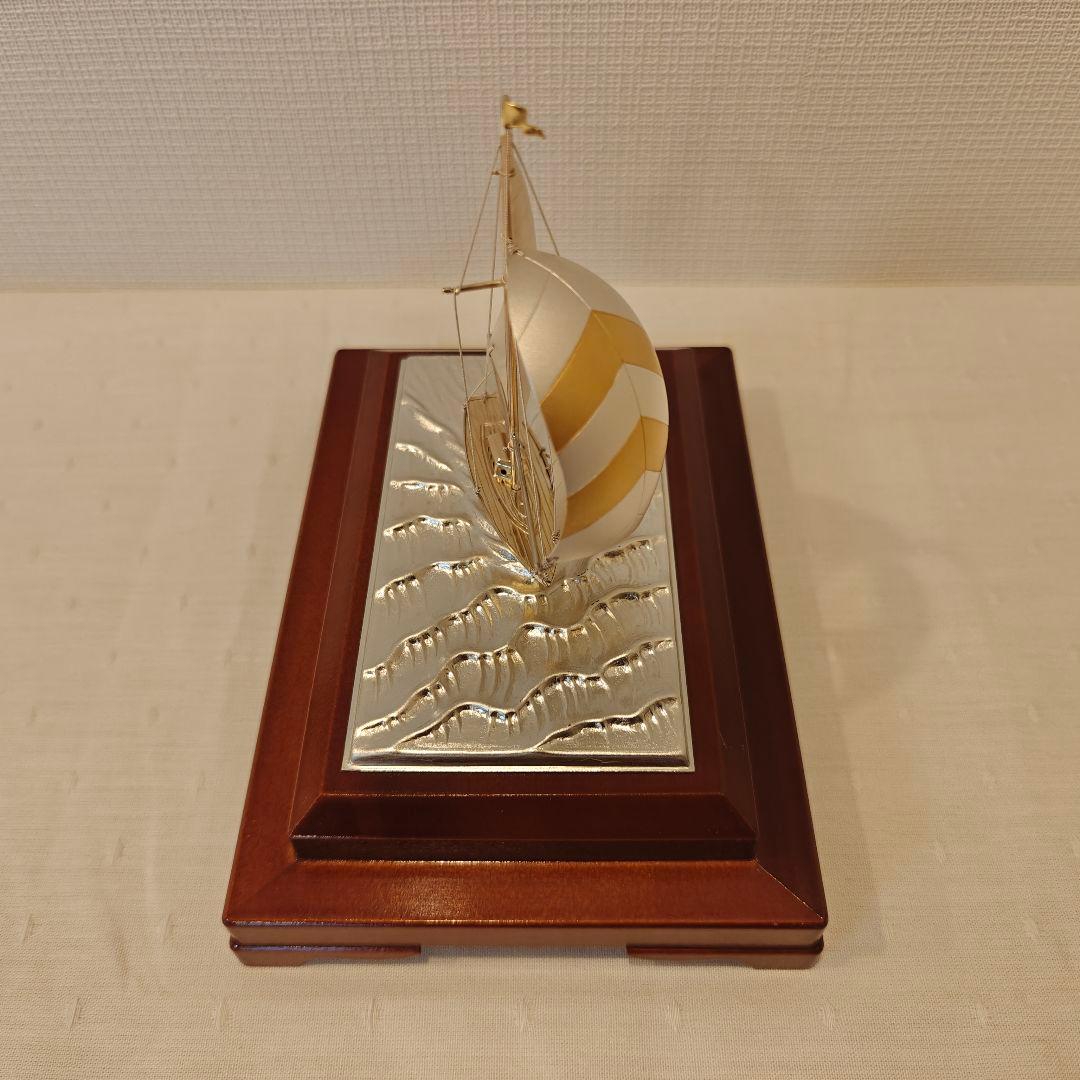 銀製　武比古　ヨット　置物　美品　SILVER 985 船
