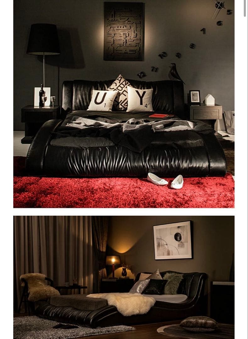 アルモニア　ベッド　キングベッド　おしゃれベッド