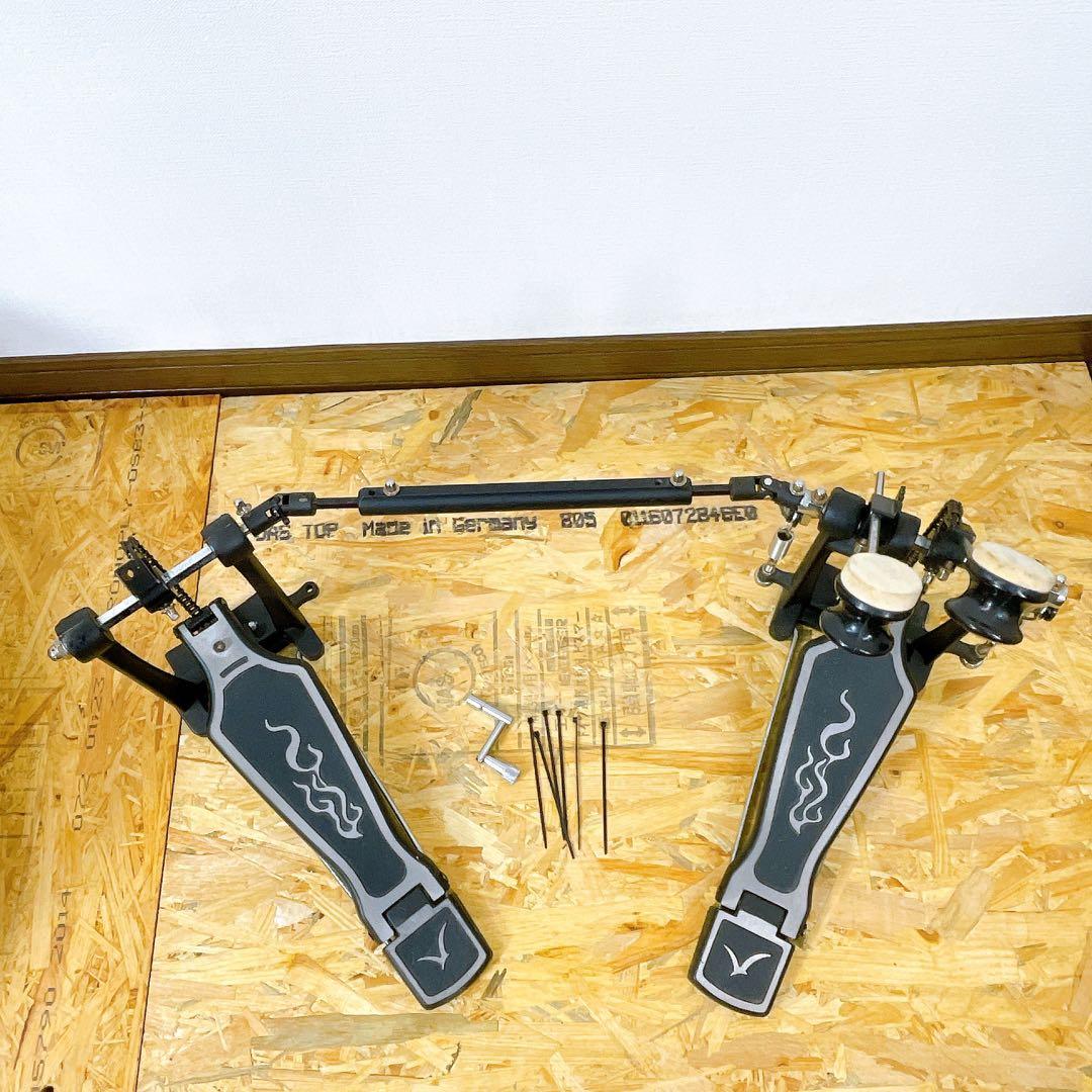 ツインペダル　ツーバスPearlケース付き　ドラム用