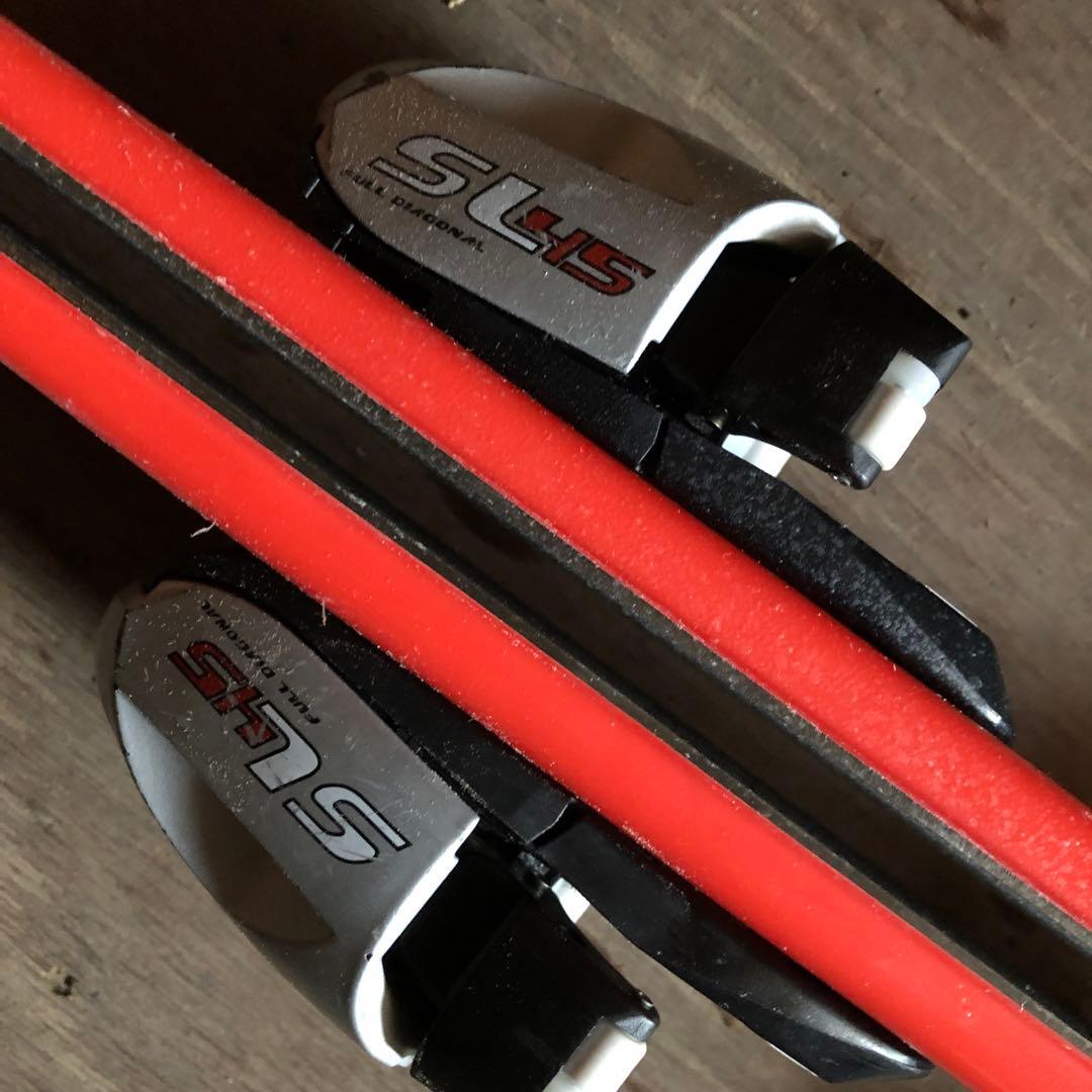 ジュニアスキーセット　スキー板／ビンディング／ストック／ホルダーベルト【140】