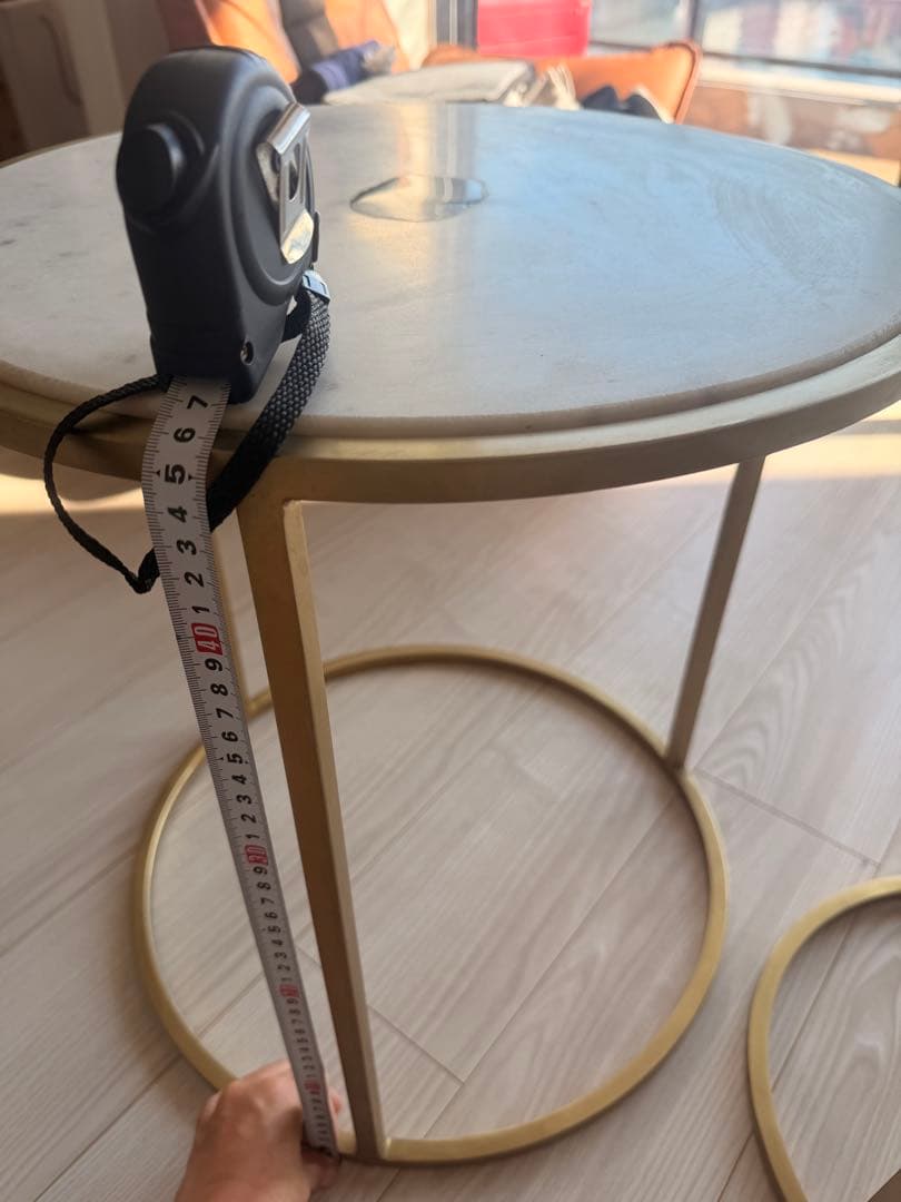 【KARE DESIGN】大理石 ネストテーブル 3点セット ドイツ製