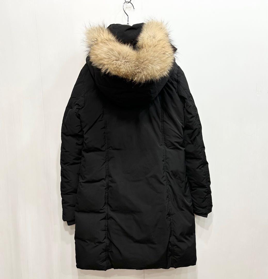 ＊最終価格＊WOOLRICH ウールリッチ ファ−付きロングダウン ブラックM