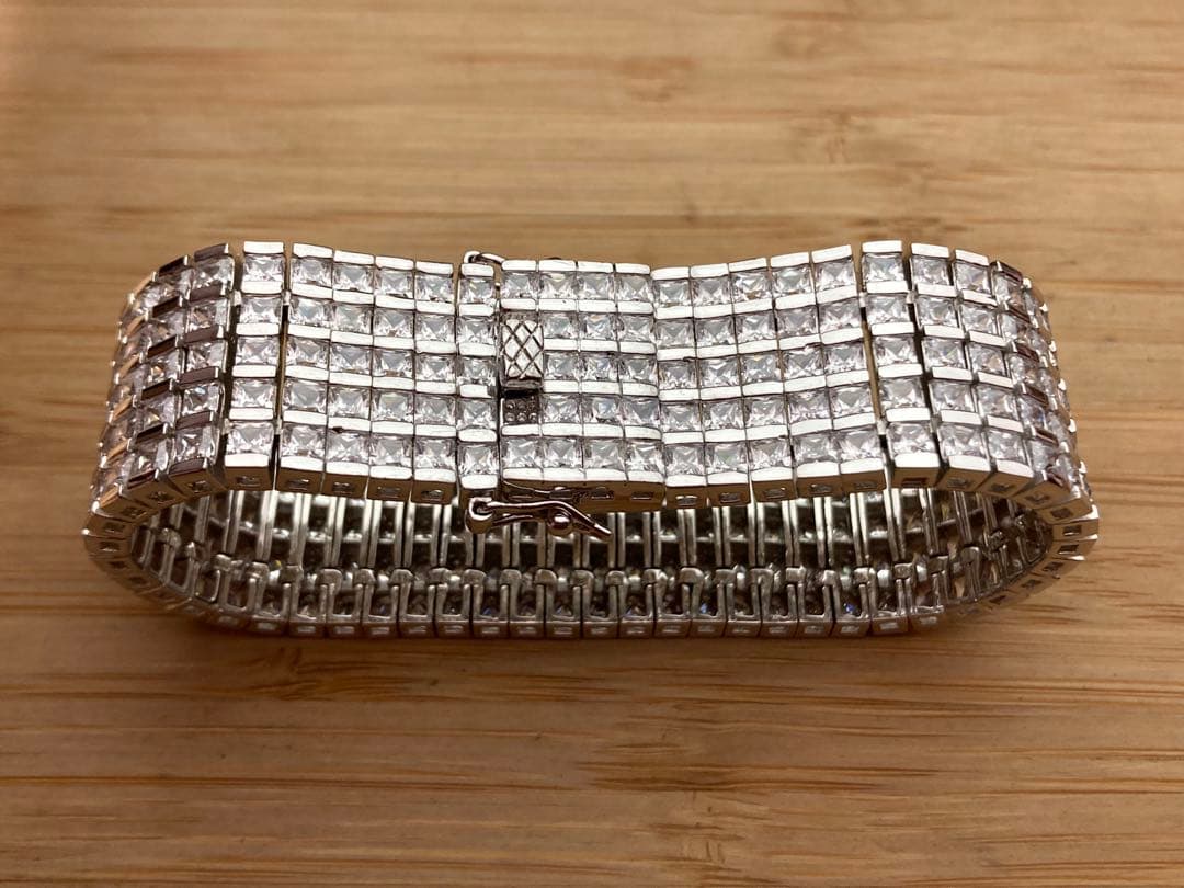 pimpcode 925 5row テニス ブレスレット avalanche