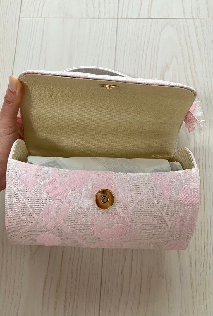 【再値下げ】振袖フルセット 花柄 ピンク系 白系