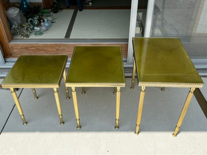 ネストテーブル　アンティーク