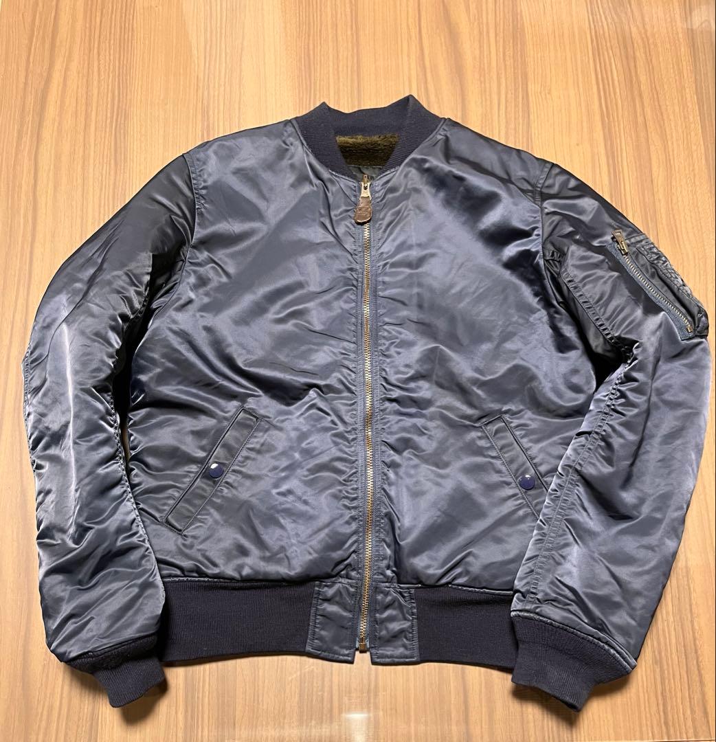 美品　ハリラン　MA1 フライトジャケット　リバーシブル　ブルゾン　ミリタリー