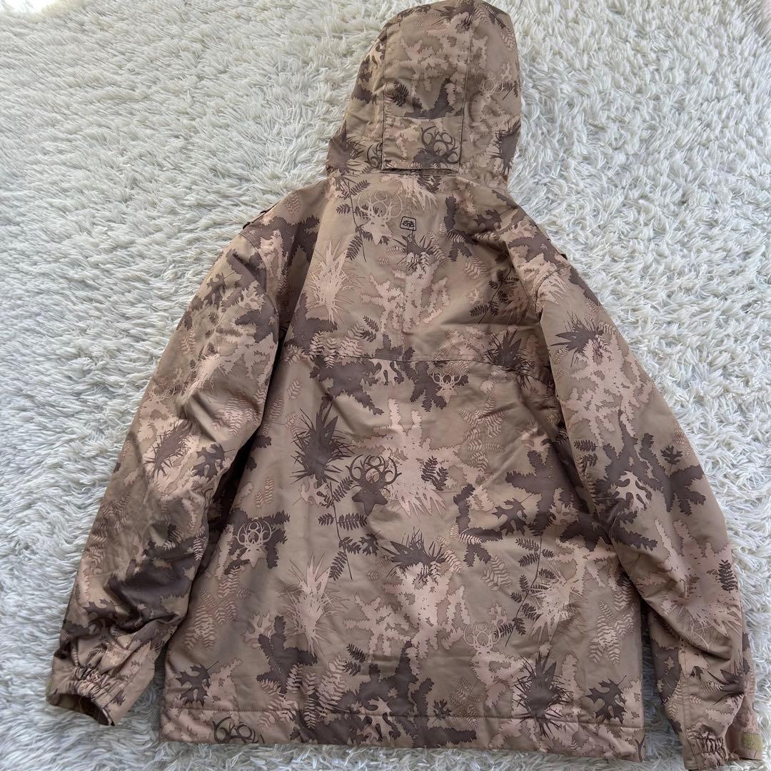686 スキースノーボードウェア メンズ L ベージュカモフラ　迷彩