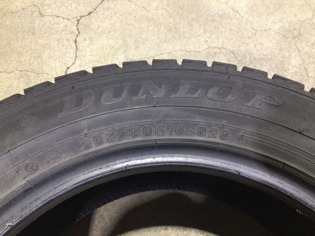 激安 205/60R16 ダンロップ WM02 スタッドレス 4本 送料込み