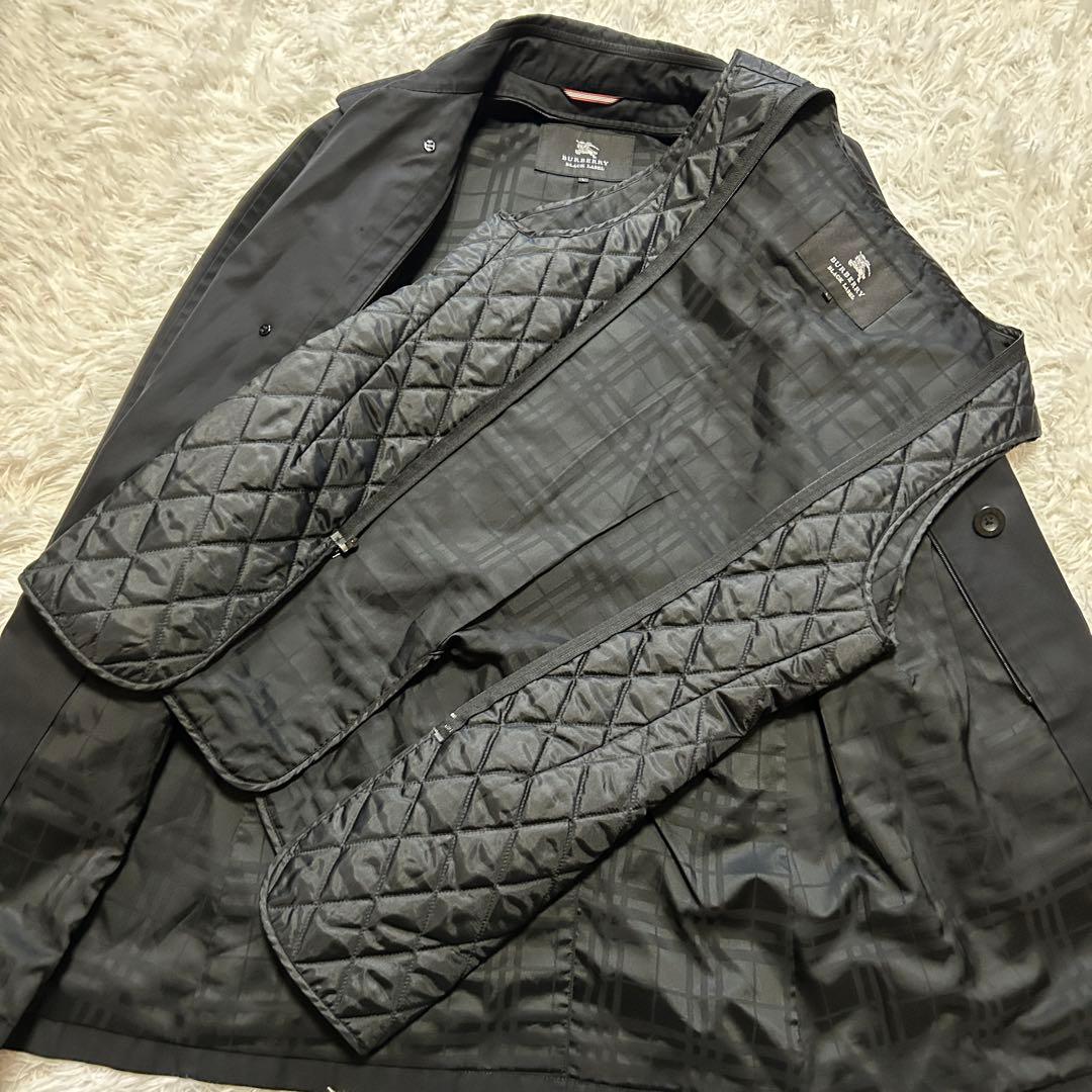 希少【10周年記念】バーバリー ブラックレーベルトレンチコート シャドーチェック
