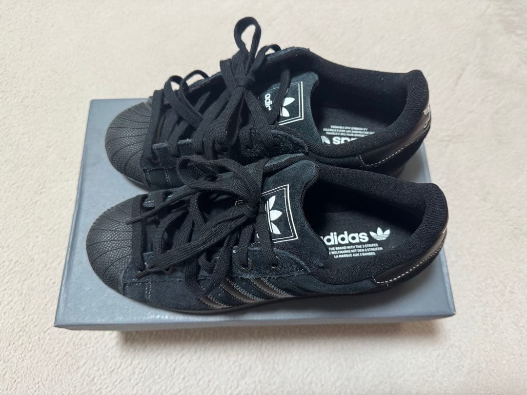 adidas スーパースターII ブラック