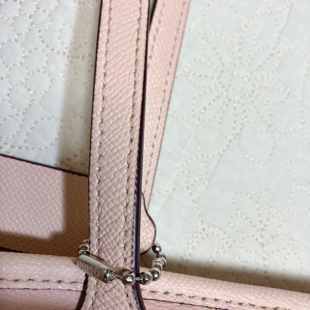【即日発送】COACH コーチ トートバッグ 花柄 ピンク シティトート