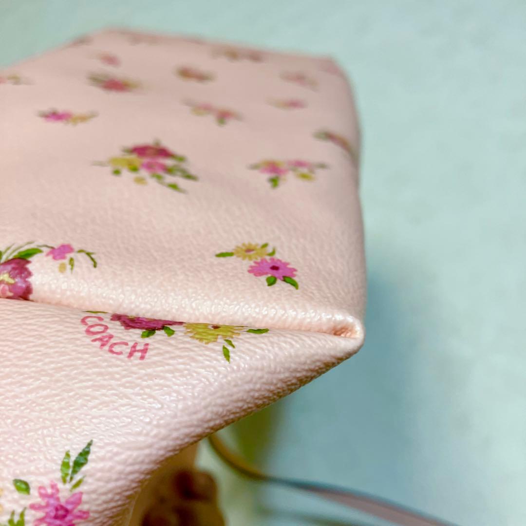 【即日発送】COACH コーチ トートバッグ 花柄 ピンク シティトート