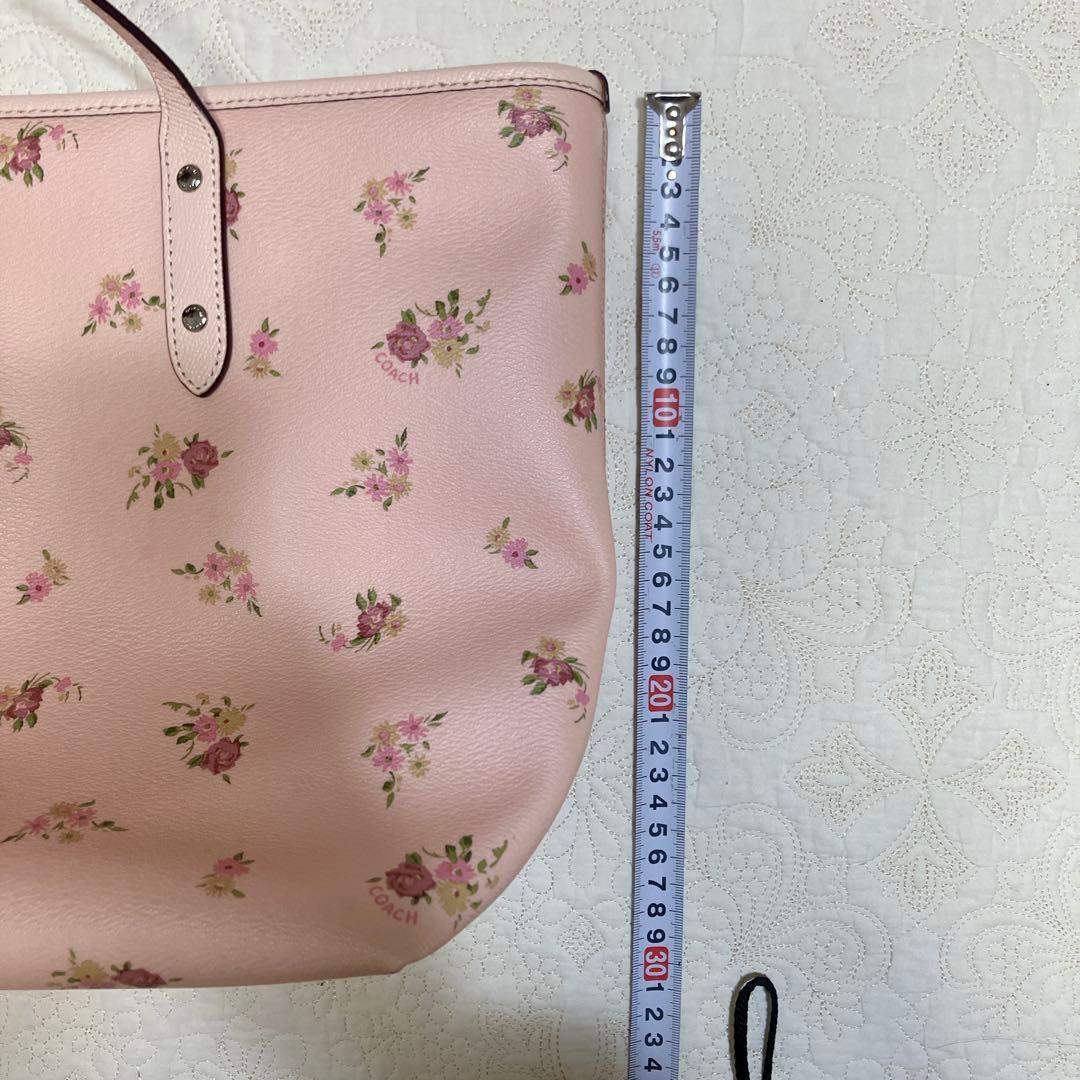 【即日発送】COACH コーチ トートバッグ 花柄 ピンク シティトート