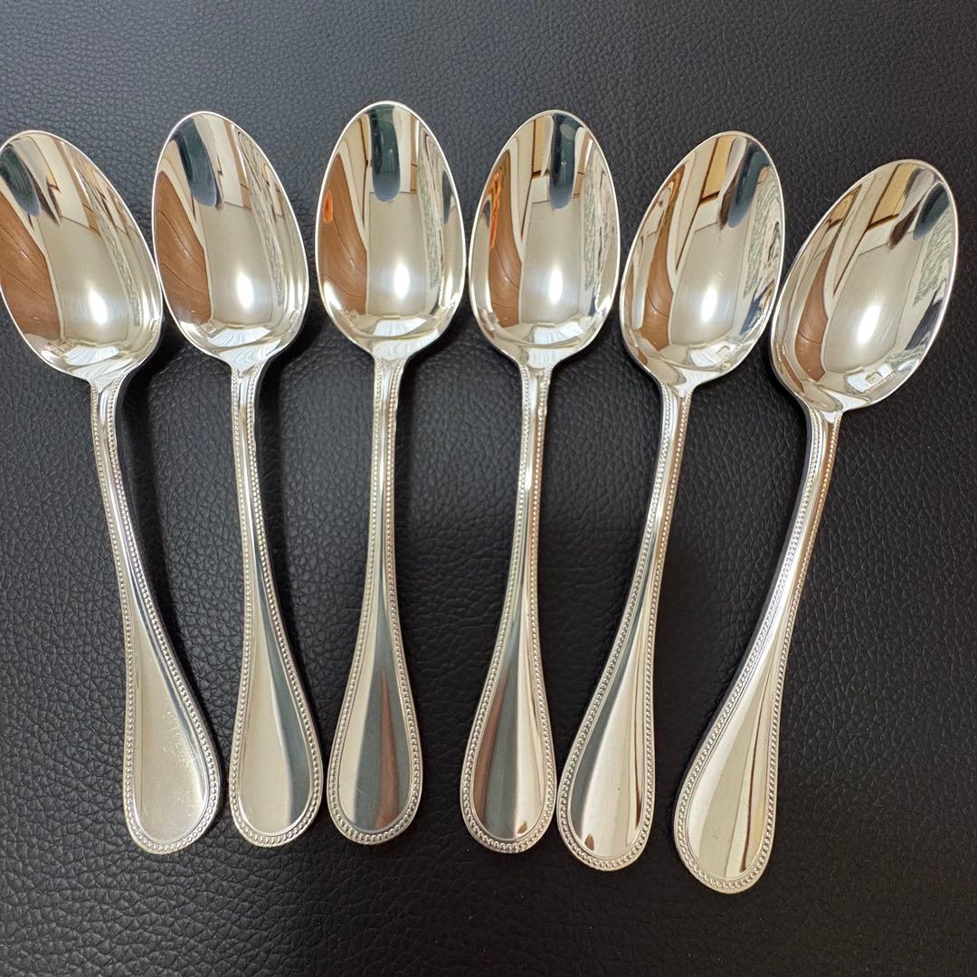 美品クリストフル　パール　コーヒースプーン12点