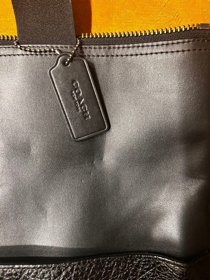 COACH 2WAY ベースボールステッチ フォルド オーバー トート バッグ