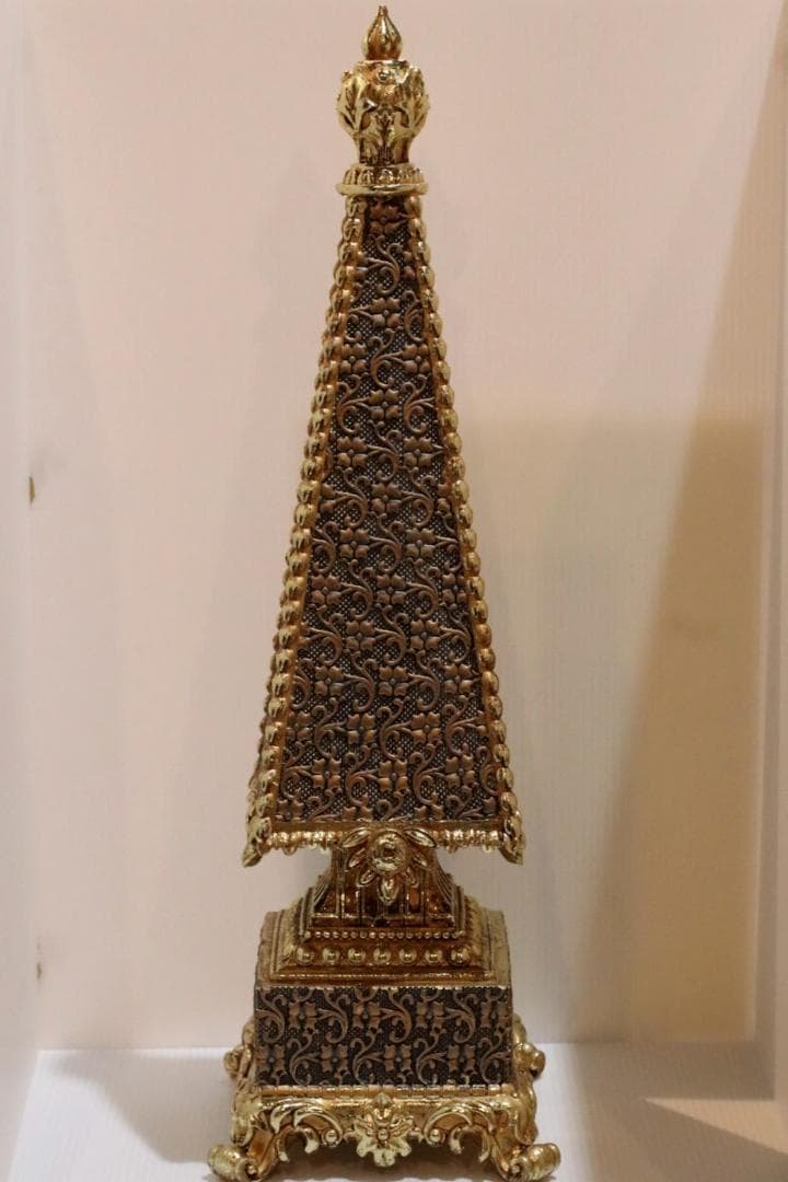 ツリーオブジェ　ブルーゴールド