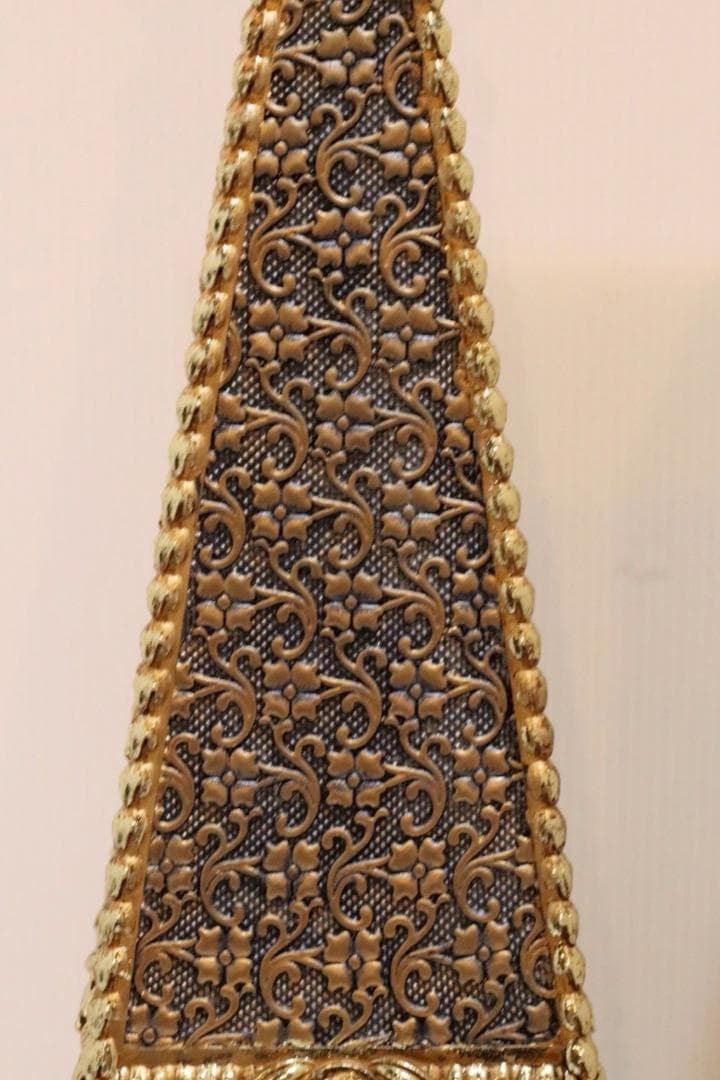 ツリーオブジェ　ブルーゴールド