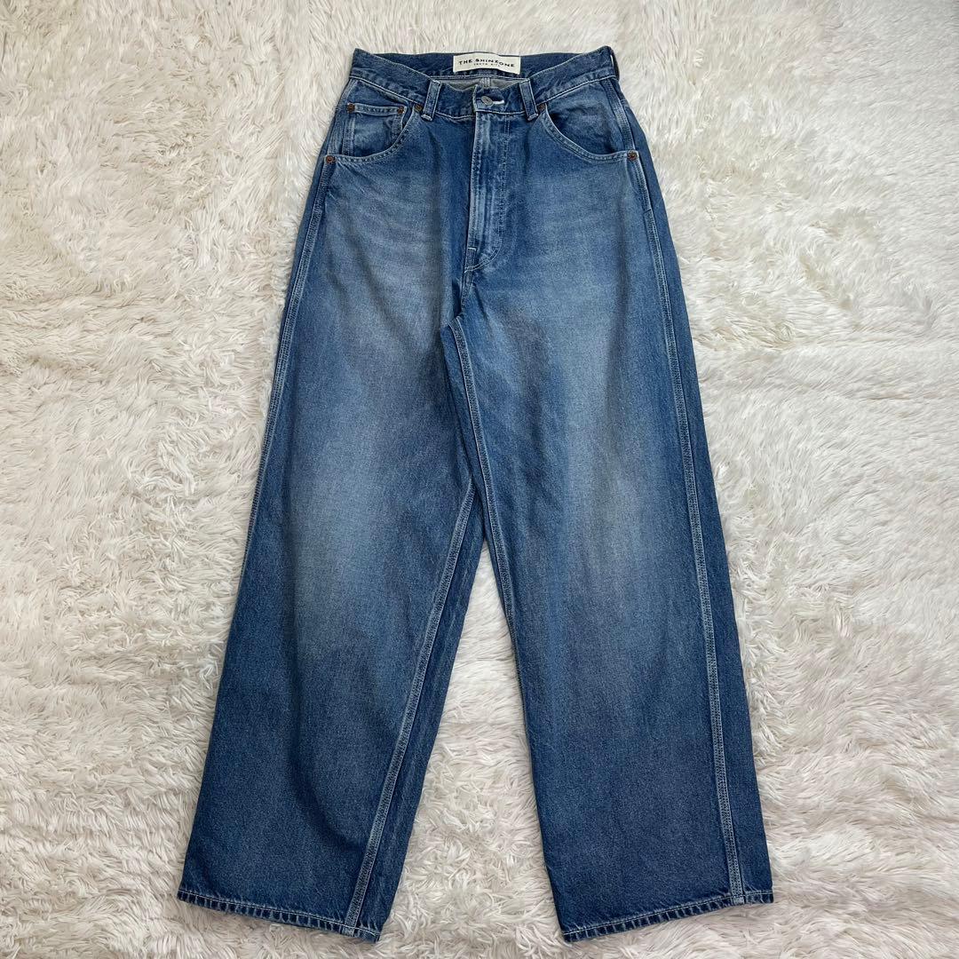 美品 The Shinzone TOOL DENIM PANTS 34 BLUE