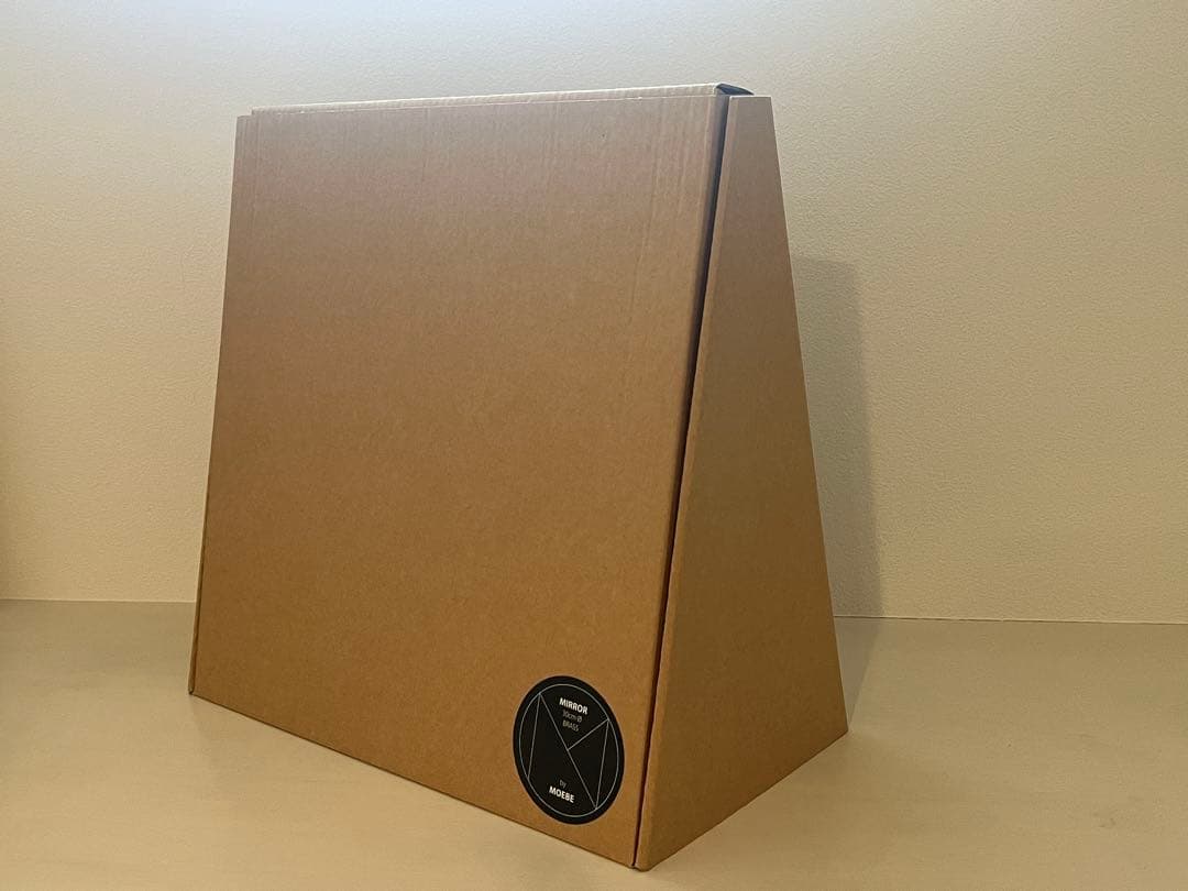 MOEBE ムーべ 鏡 ミラー スタンド ブラス 30cm