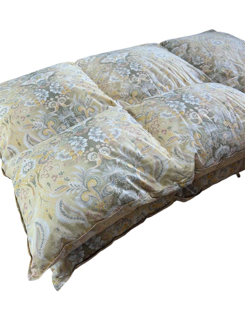 送料込み⭐︎ROMANCE【羽毛掛け布団 シングル 150x210cm】イエロー