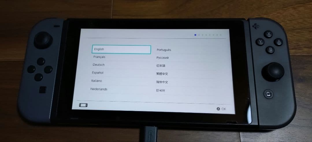 Switch　グレー　本体　箱付き
