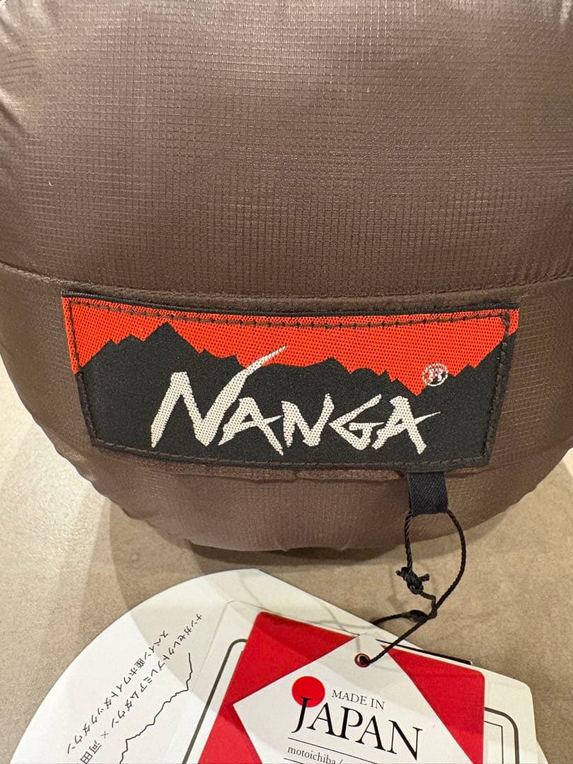 新品未使用未開封 NANGA 600DX ロング ブラウン 寝袋　シュラフ
