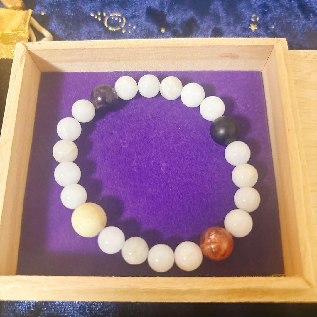 飯塚唯パワーストーンブレスレット神　おいせ石