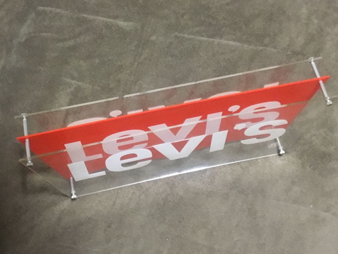 【貴重】Levi's リーバイス　店舗用　ディスプレイ看板　非売品　８０’s〜