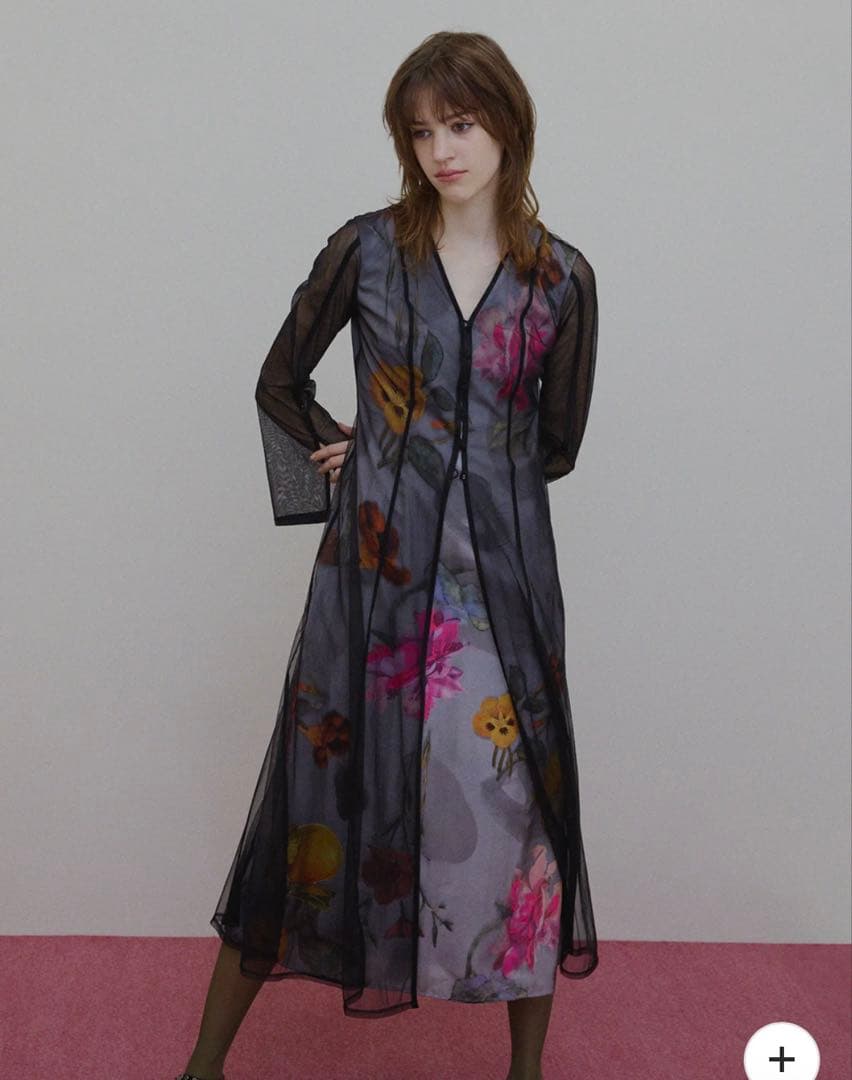 ワンピース UND GRACE CHIFFON VEIL DRESS
