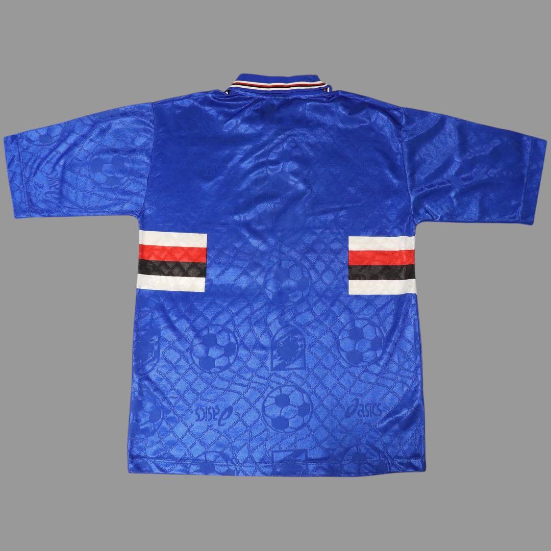 正規品★L★95-96★サンプドリア★サッカーユニフォーム★asics★90s