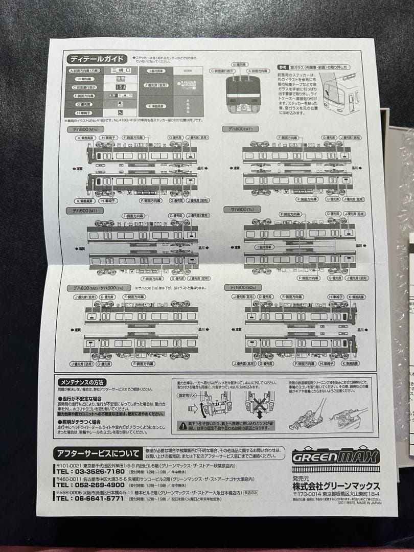 Green max 京急600形　更新車　BLUE SKY TRAIN 基本増結