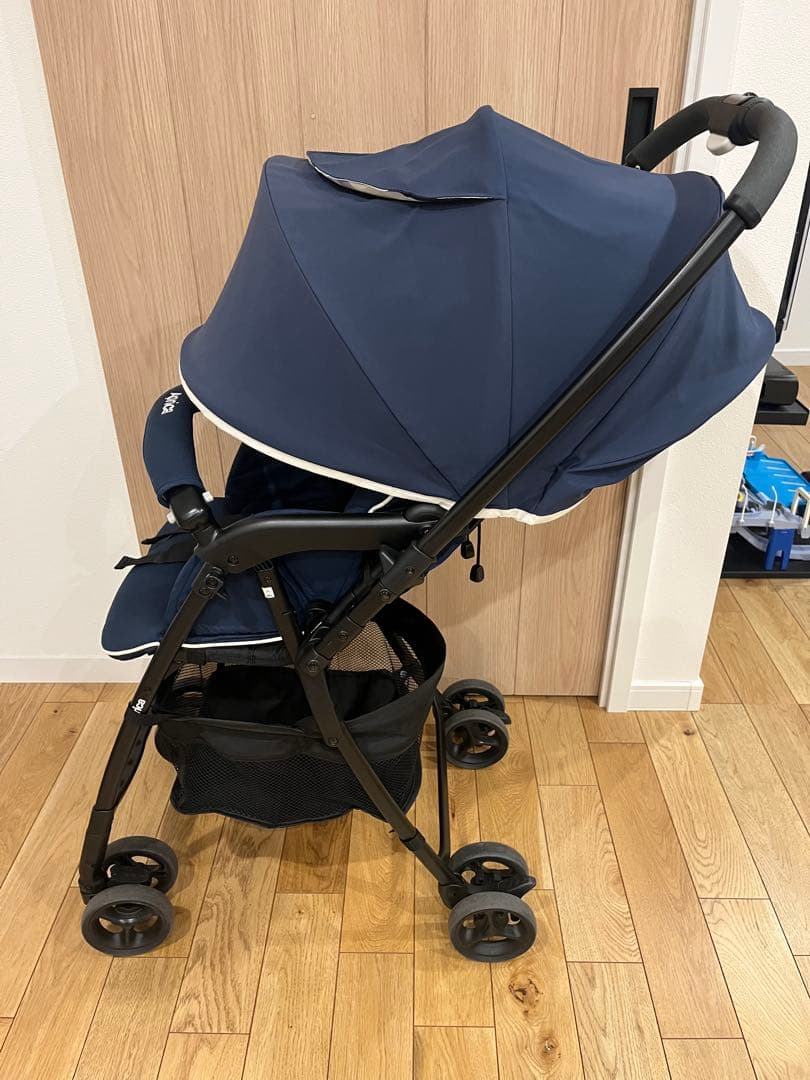Aprica カルーンエアー　a型ベビーカー ネイビー　★おまけ付き