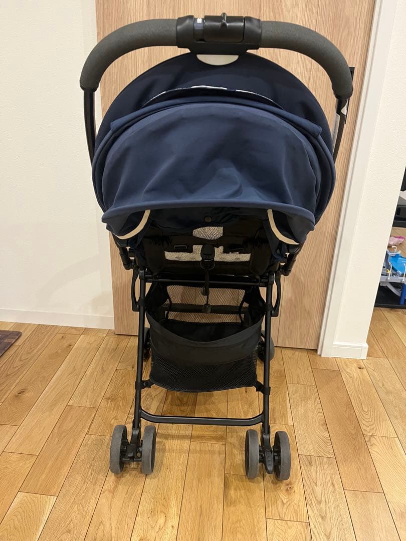 Aprica カルーンエアー　a型ベビーカー ネイビー　★おまけ付き